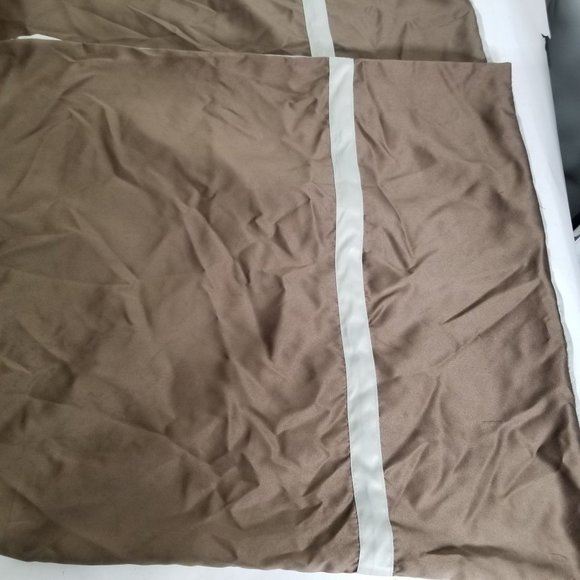 King Bed Pillow Cases Sham Covers Lot 6 Home Classics Brown Grey Embroidered - Picture 5 of 11